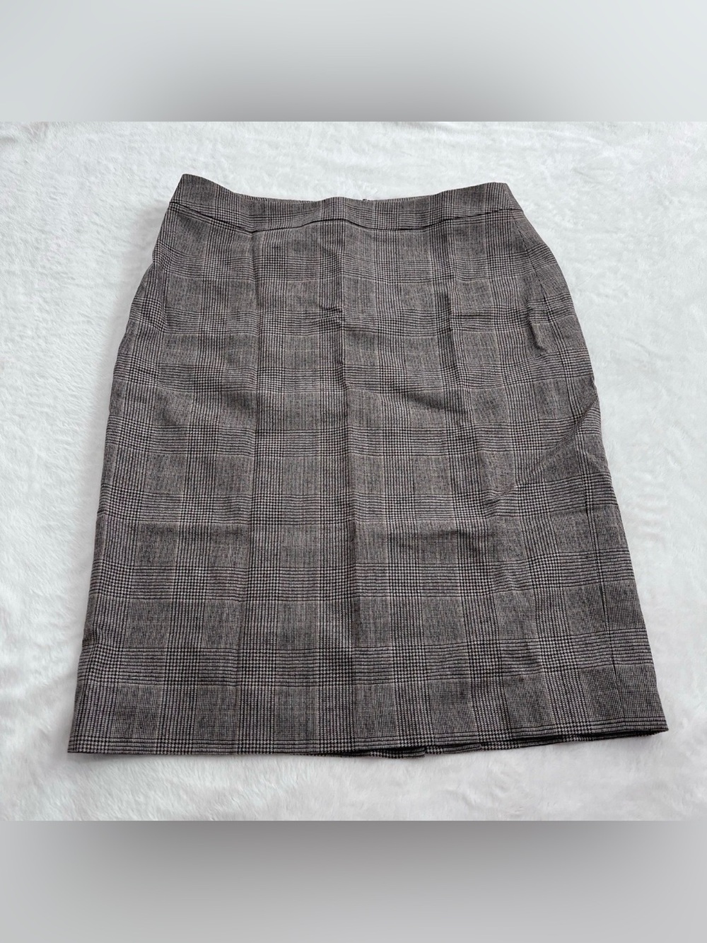 J. Crew Gray Glen Plaid Pencil Skirt